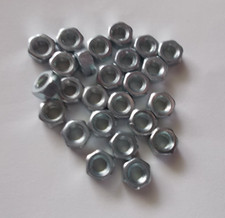 STUART TURNER & MODEL LIVE STEAM ENGINE . 4 BA ZINC PLATED STEEL  NUTS  25 off