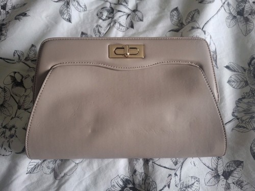 Next mink clutch bag good - next,