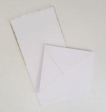 Craftwork Cards Gilded Cards With Envelopes. 300gsm Cards 100gsm 6x6 Envelopes