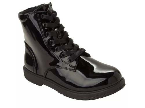 Girls black patent - girls,