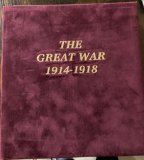 Great War Collection of RAF flown covers in Red Album inc rare WW1 Veterans VIPs