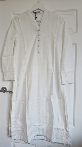 New white kameez - new,