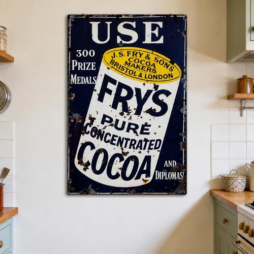 Vintage frys cocoa chocolate - frys,