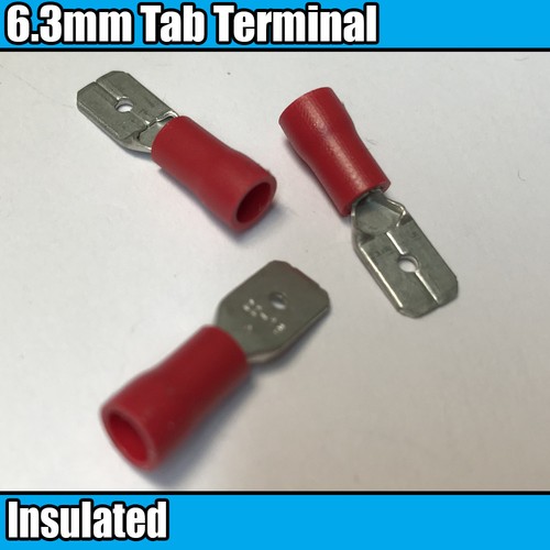 Red male spade tab fully - red,