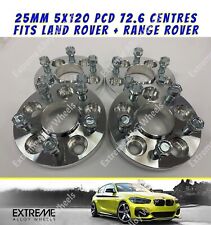 For Land Rover Discovery Mk3 Mk4 Mk5 25mm Alloy Wheel Spacers 5x120 72.6 x 4