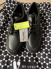 Boys leather smart lace up back to school shoes  Size 1 Older