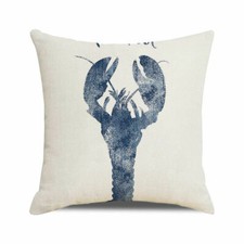 Crab Starfish Throw Pillow