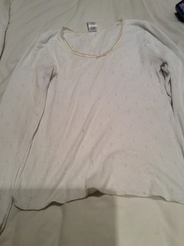 Ladies white thermal vest - white,