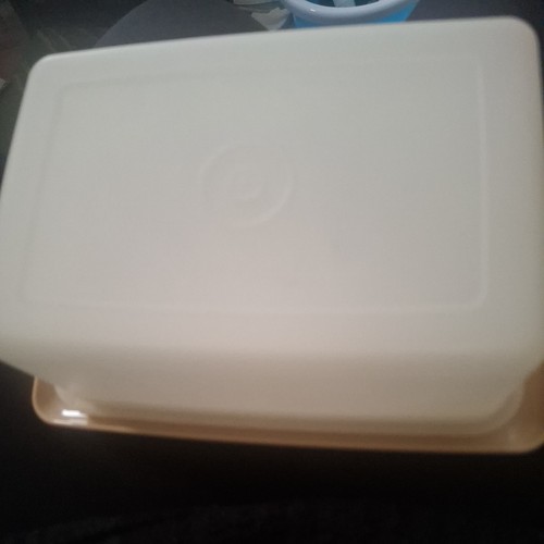 Vintage butterdish beige - vintage,