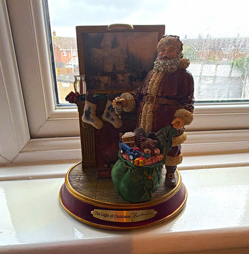 Thomas kinkade light santa - light, up