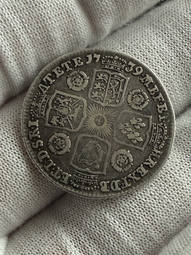 1739 george silver - silver, shilling