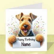 Personalised Airedale Terrier