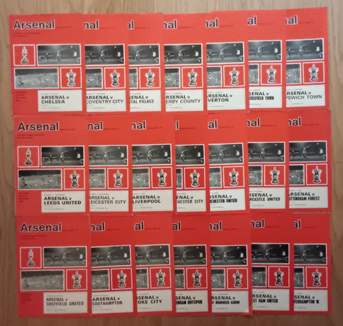 Arsenal 1971 selection of - selection,