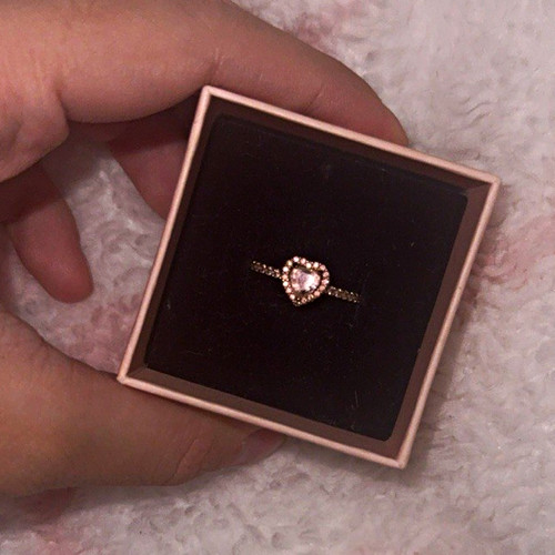 Pandora rose gold plated heart - pandora,