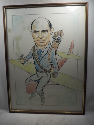 Original vintage caricature - original,