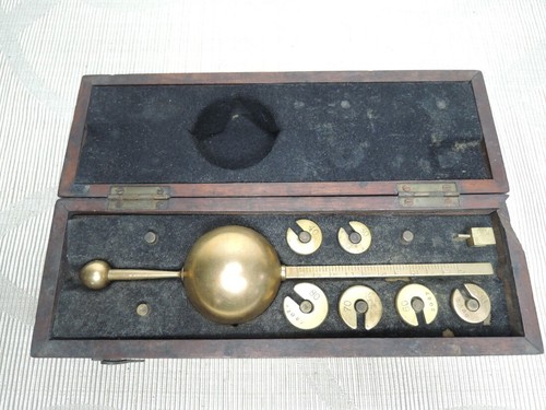 Antique sikes hydrometer - hydrometer, l
