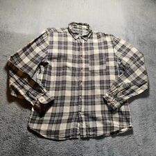 Primark Shirt Mens Medium Check Long Sleeve 22in Pit to Pit