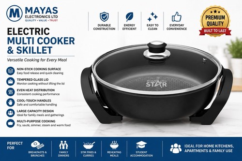 Electric frying pan non - 5.2l, -non