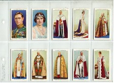 Coronation Series Ceremonial Dress 1937 Players Cigarette Cards Set of 50 Cards