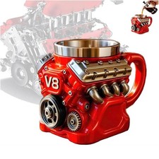 V6 Engine Mug Retro Engine