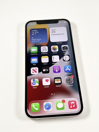 Apple iphone 64gb white - 12,