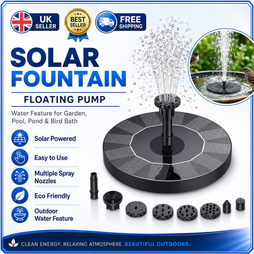 Solar fountain floating pump - floating,