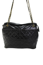 Chanel Womens Leather Quilted