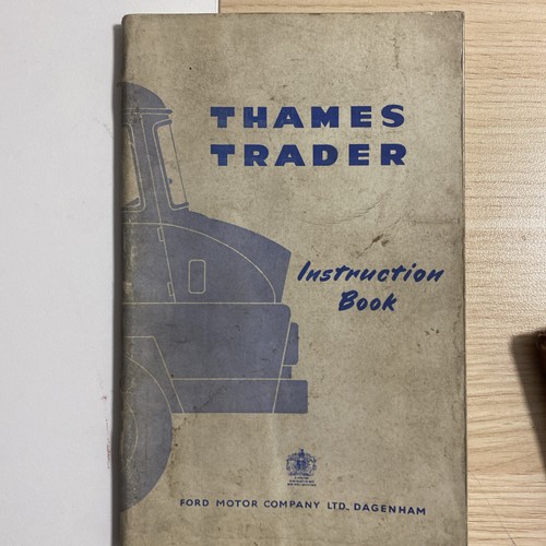 Thames trader instruction hand - instruction,