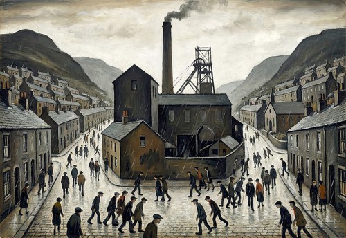 Rhondda valley coal mining - rhondda,