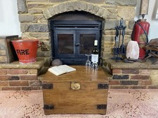 Old antique pine chest - old,