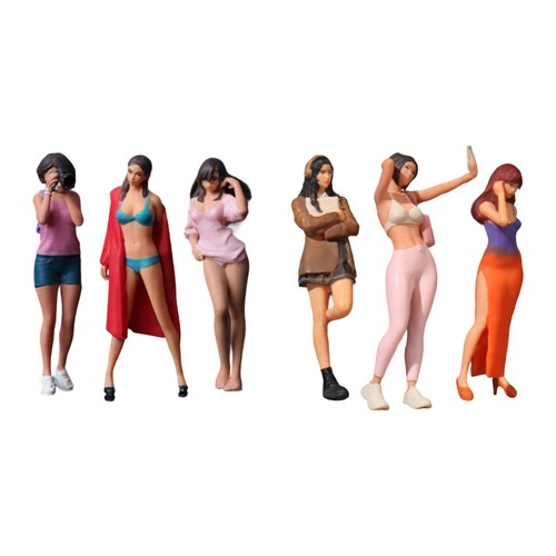 3pcs cool girl figures - cool,