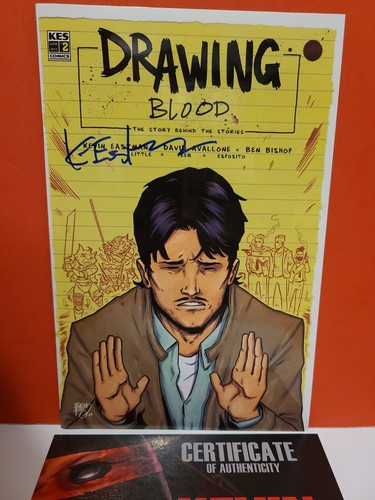 Signed kevin eastman drawing - signed,