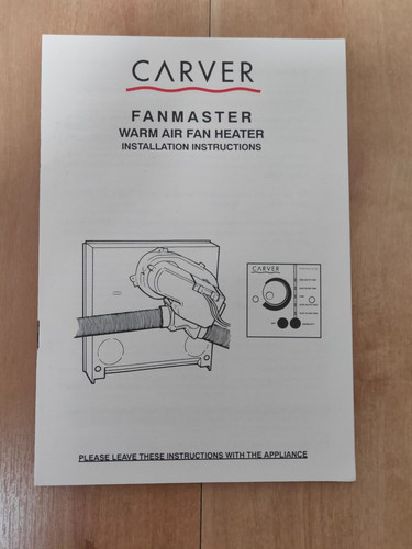 Carver fanmaster caravan - carver, warm