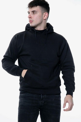 Mens plain hooded - plain, sweatshirt