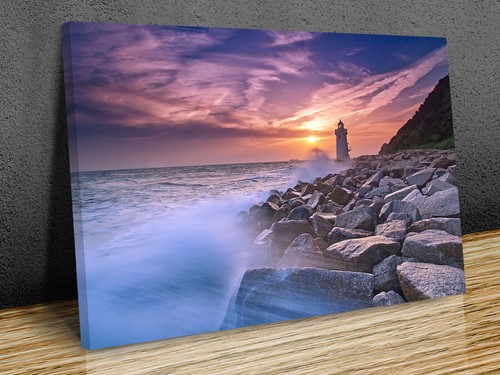 Dramatic sunset with