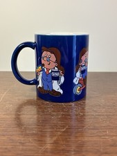 Vintage Tetley Tea Folk Cadbury’s Time Out Blue Ceramic Mug