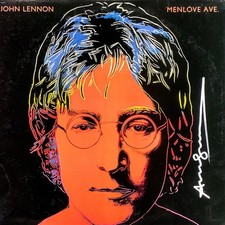 John Lennon - Vintage Menlove Ave.  Album -  Hand signed Andy Warhol Album Art