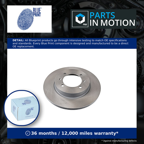 Brake discs pair solid fits - brake,