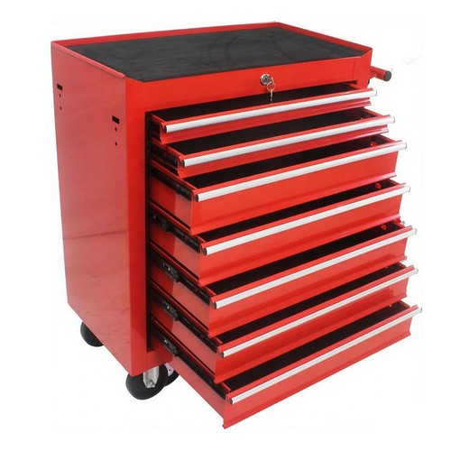 Rolling tool chest drawers - 7,