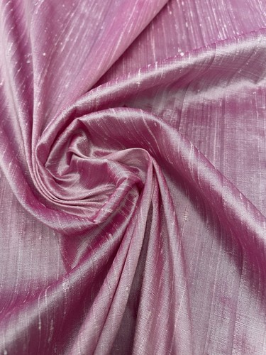 100 silk dupion fabric pink - fabric,