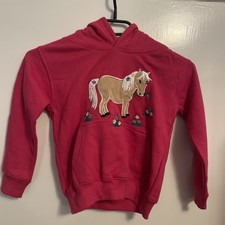 Girls Hooded Jumper With Horse