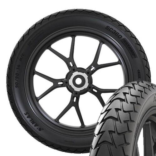 Moped scooter tyre anlas all - scooter,