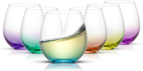 Stemless wine glasses - stemless, of