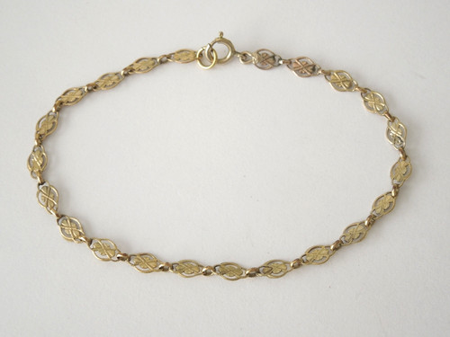 Vintage filigree cuff bracelet - vintage,