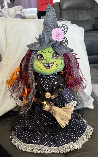 Ooak witch rag cloth - ooak,
