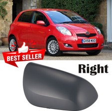 RIGHT DRIVERS SIDE DOOR WING MIRROR COVER CAP CASING FOR TOYOTA YARIS 2006-11 UK