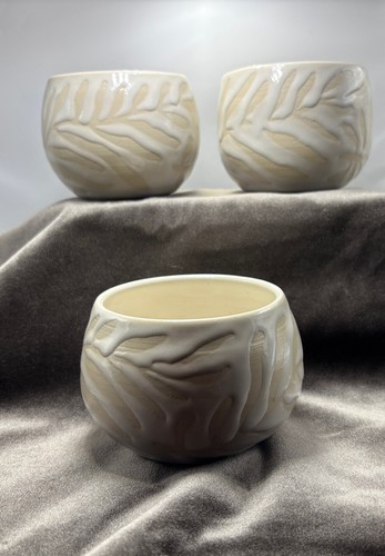 Studio pottery cups - pottery, bowls