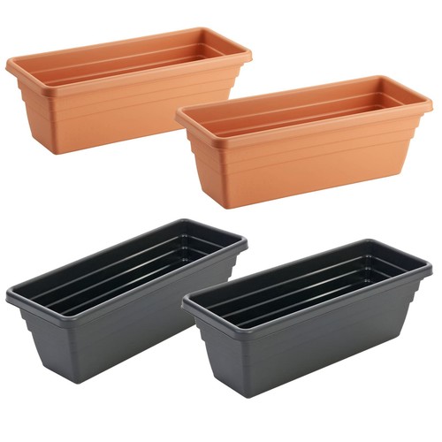 Set trough plant pot - trough, long