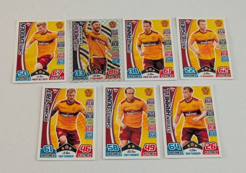 Lot motherwell match attax - x,