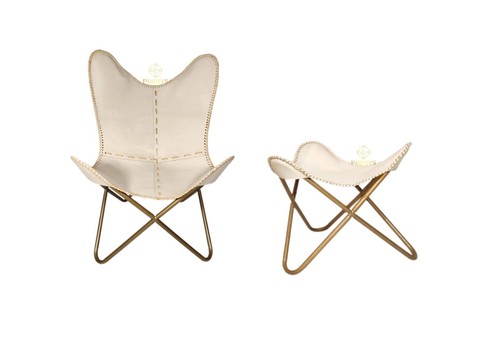 Butterfly chair footstool - butterfly,